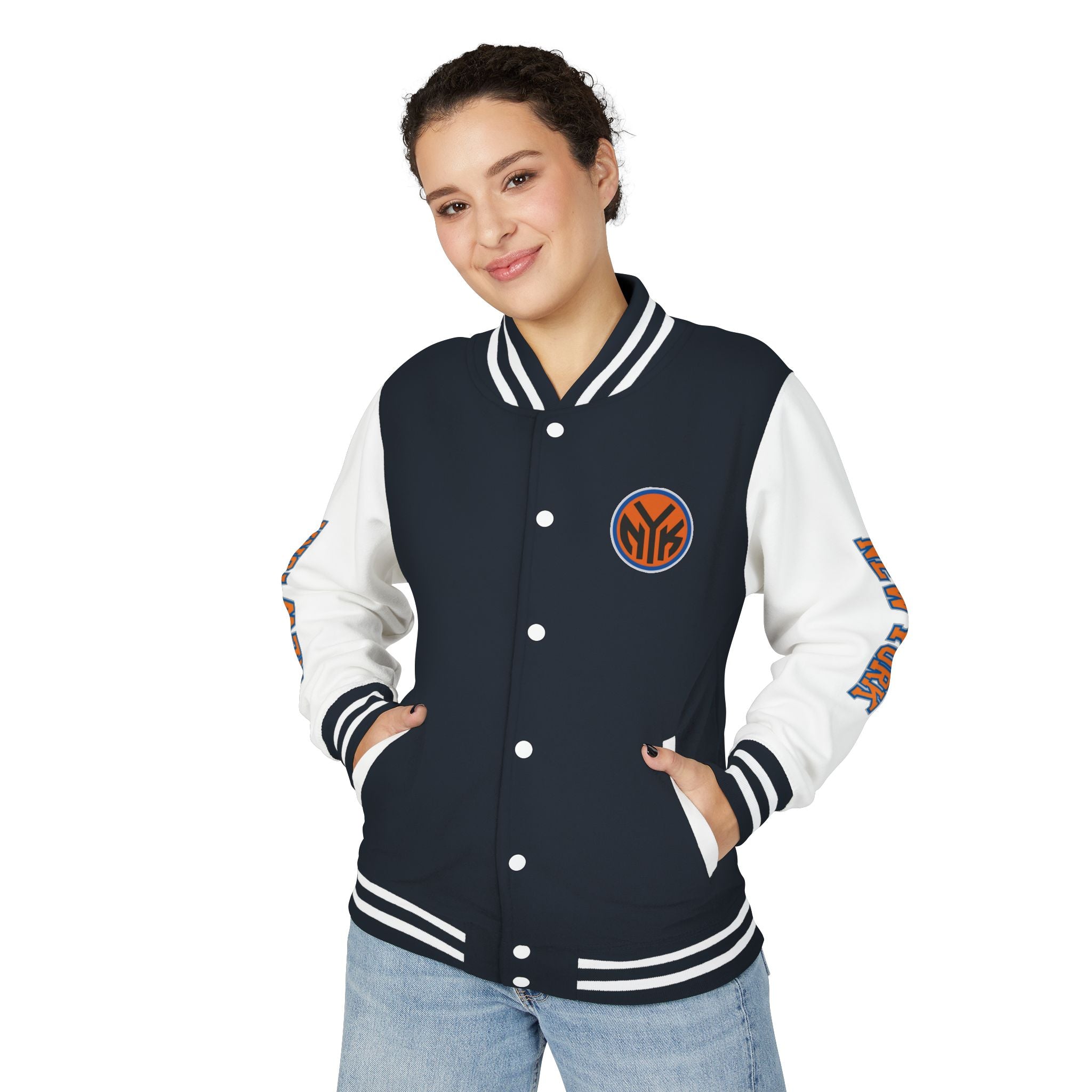 New York Knicks Unisex Heavyweight Varsity Letterman Jacket