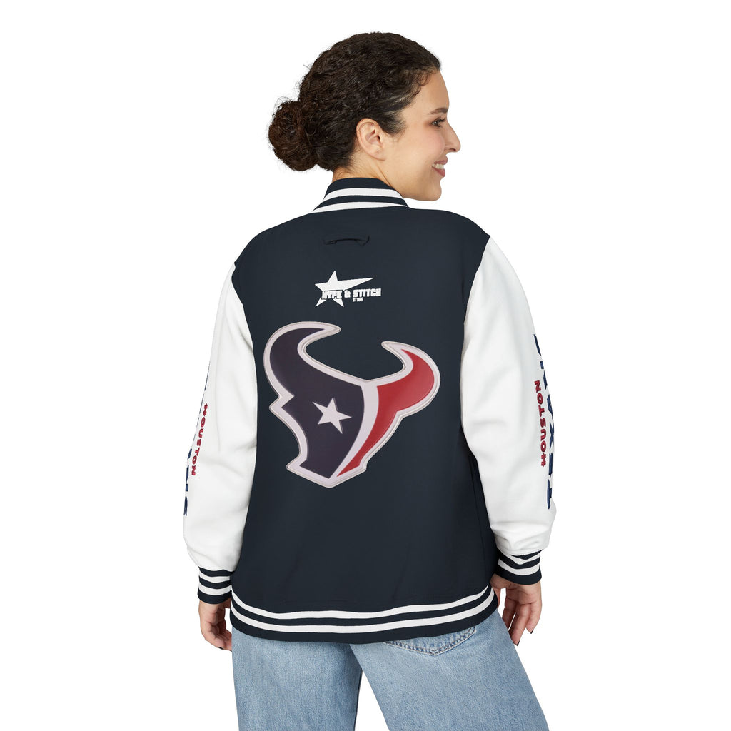 Houston Texans Vintage Varsity Jacket | Custom Letterman Outerwear