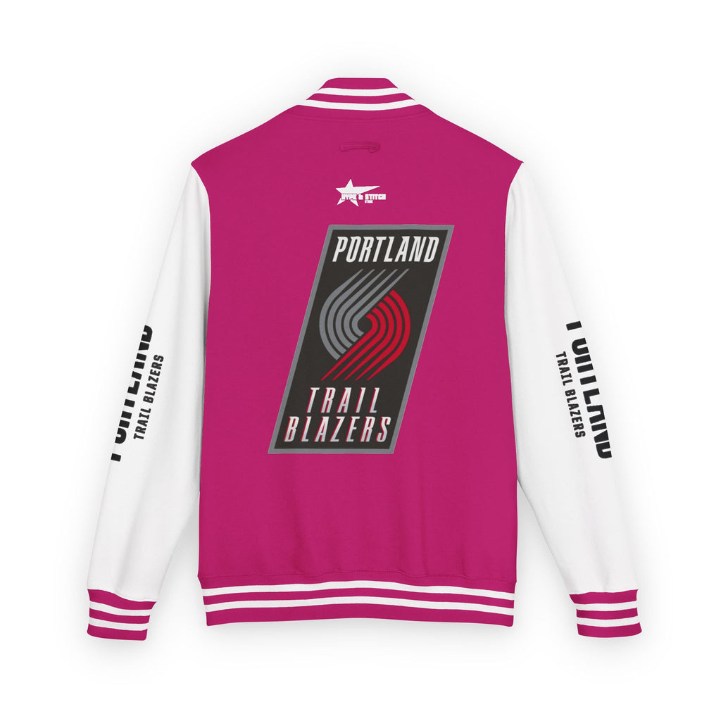 Portland Trail Blazers Varsity Jacket | Unisex Streetwear Letterman