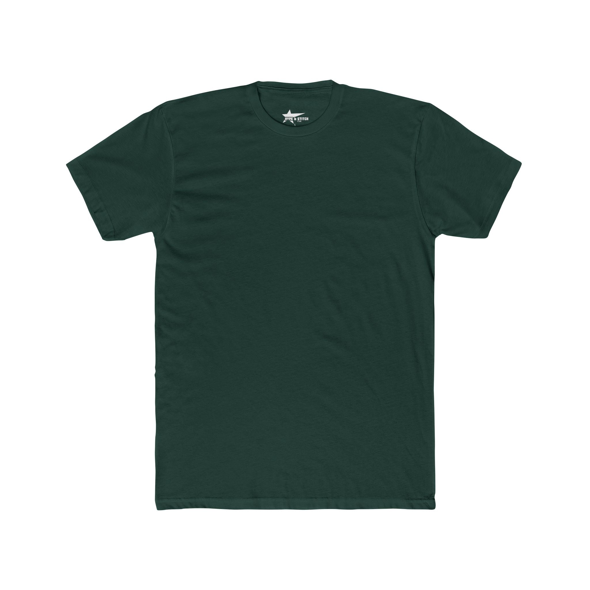 HypeandStitch Men's Fitted Crewneck T-Shirt | Premium Ultra-Soft Cotton