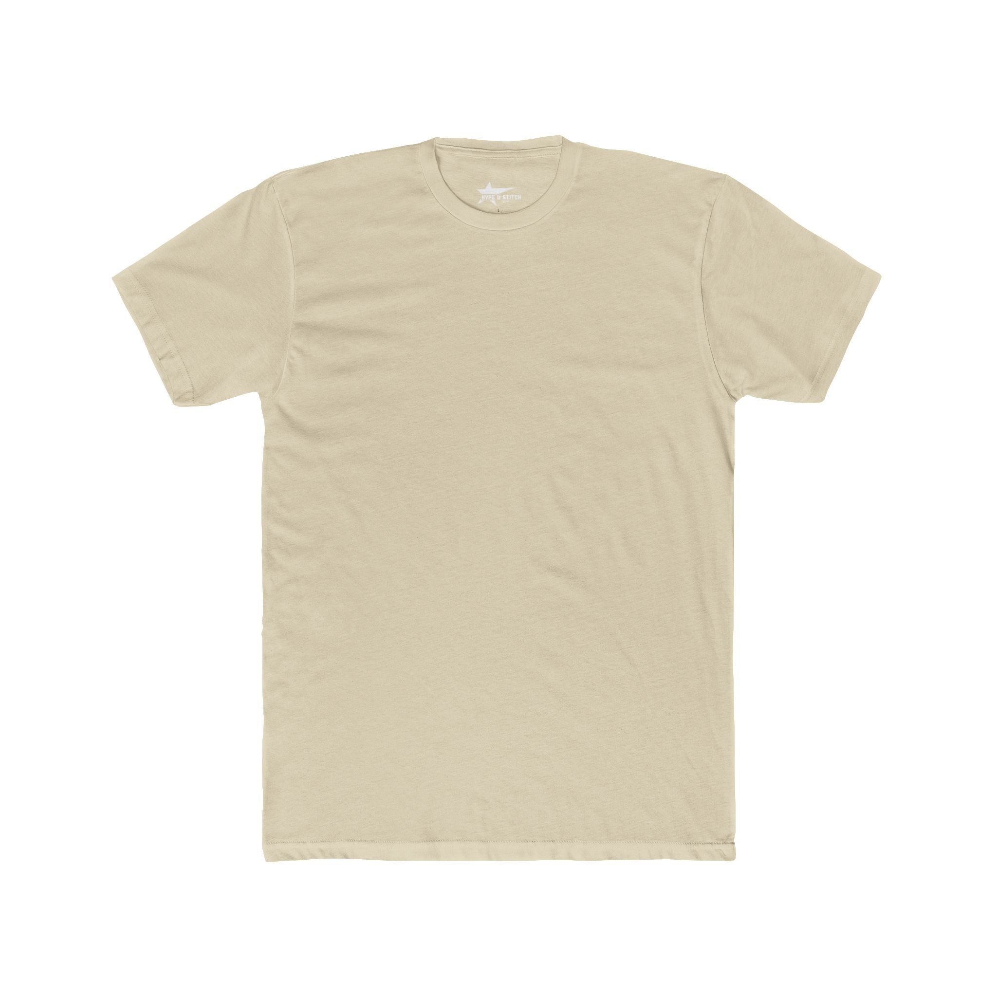 HypeandStitch Men's Fitted Crewneck T-Shirt | Premium Ultra-Soft Cotton