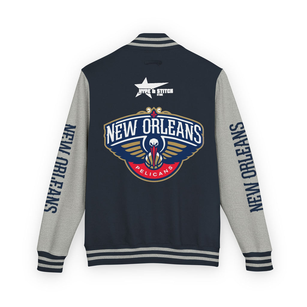 New Orleans Pelicans Varsity Jacket | Unisex Streetwear Letterman