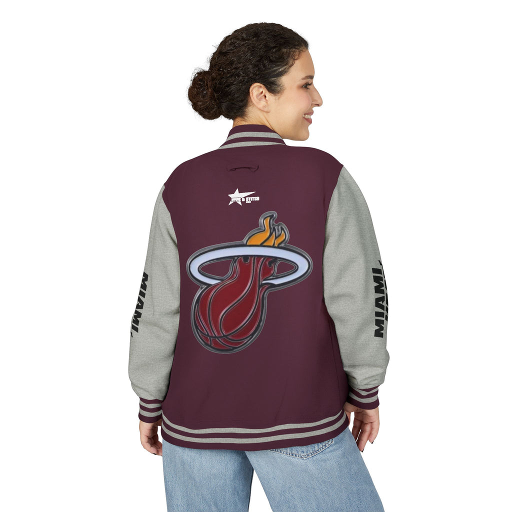 Miami Heat Unisex Heavyweight Varsity Letterman Jacket