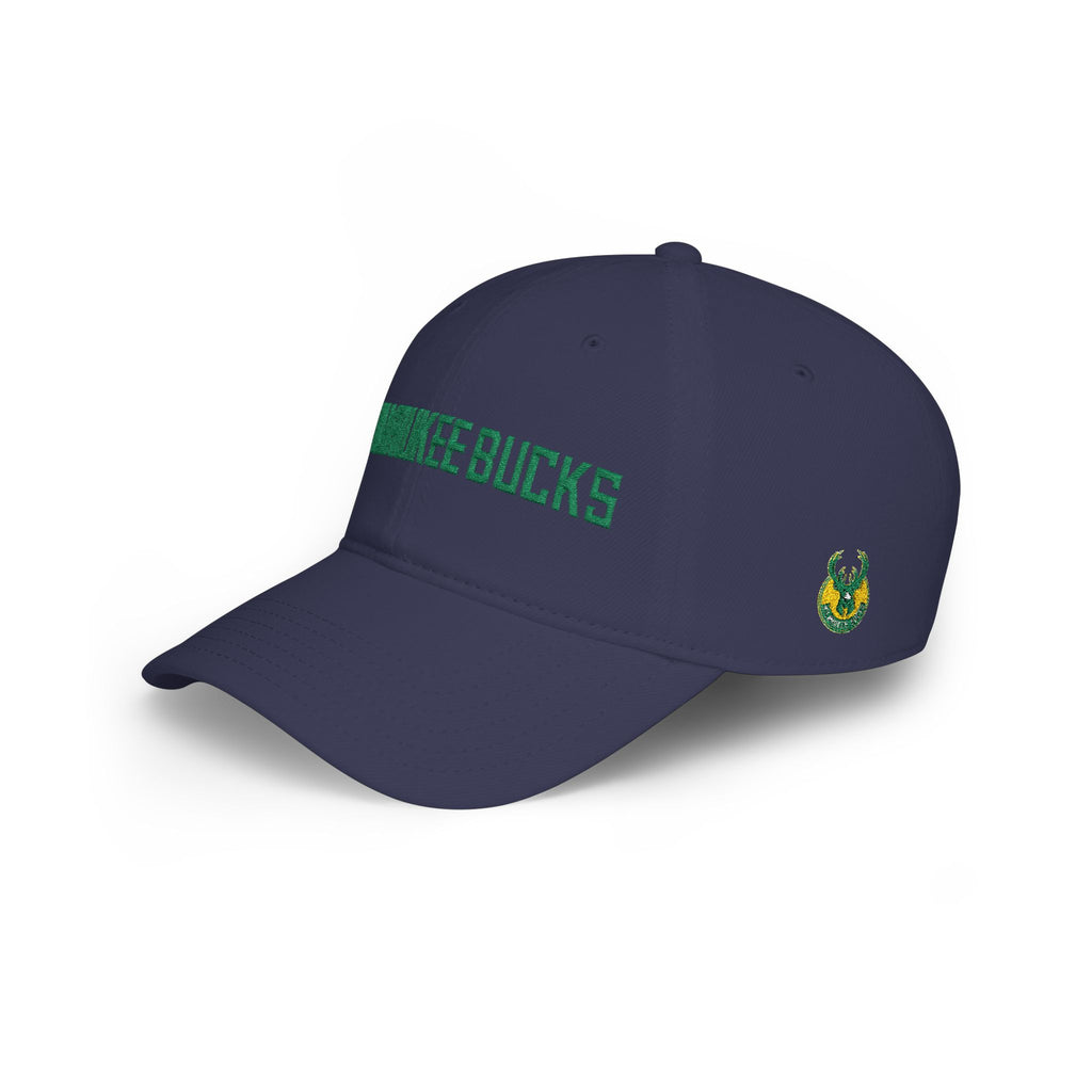 Milwaukee Bucks Vintage Embroidered Dad Hat – Adjustable Low-Profile Cap