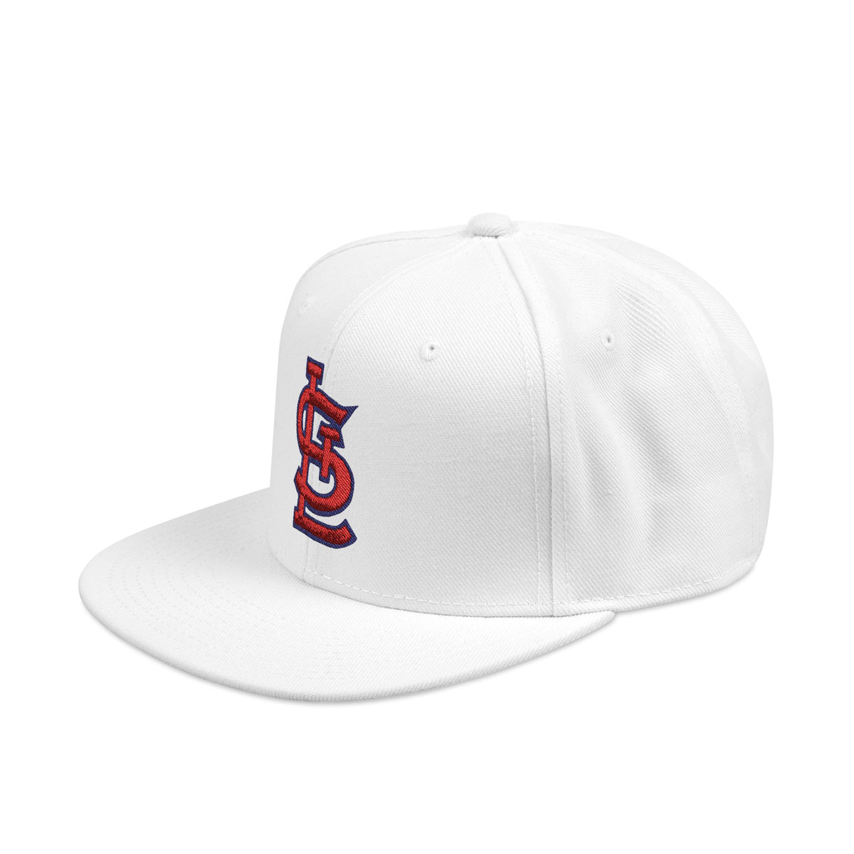 St. Louis Cardinals Flat Brim Fitted Hat with Embroidered Logo