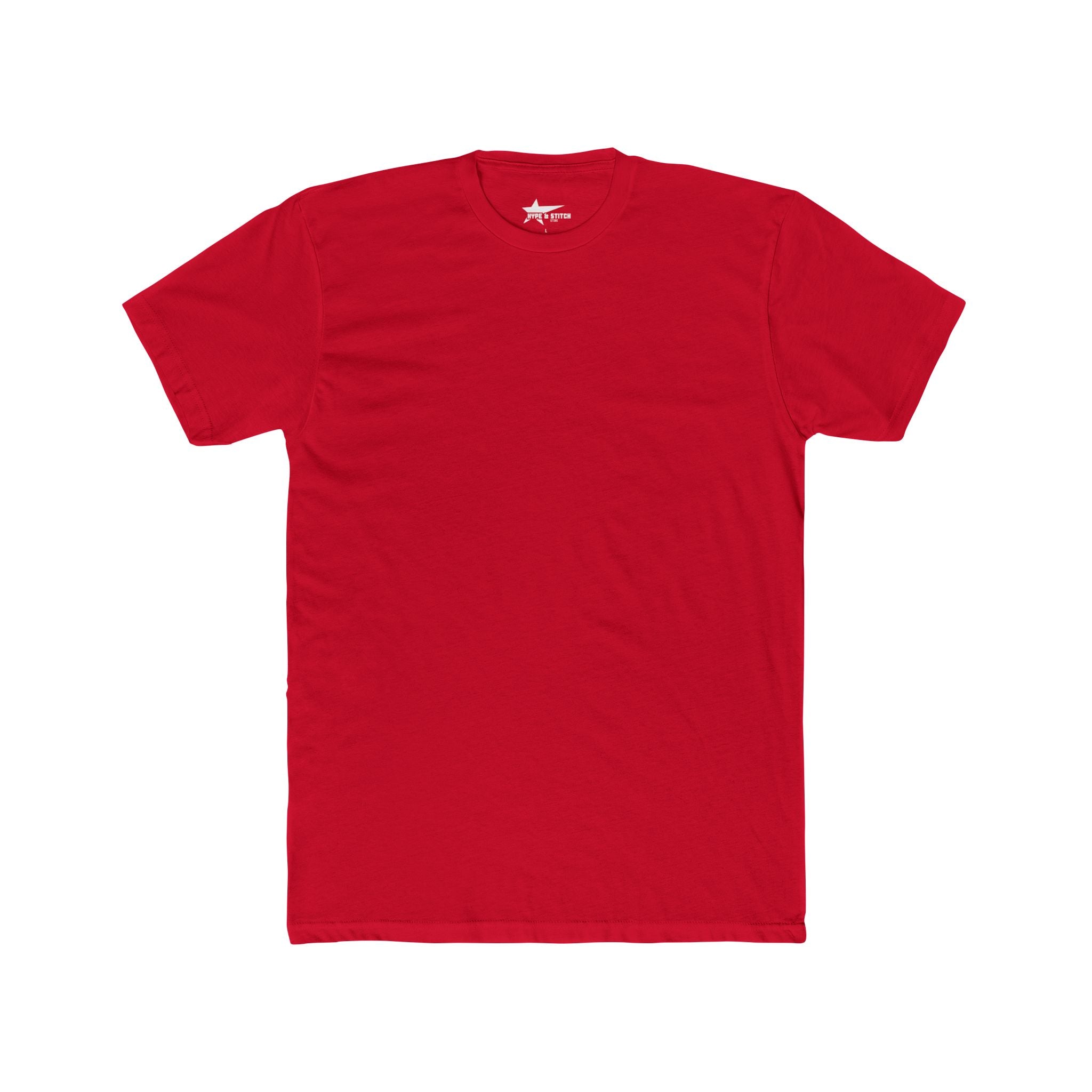 HypeandStitch Men's Fitted Crewneck T-Shirt | Premium Ultra-Soft Cotton