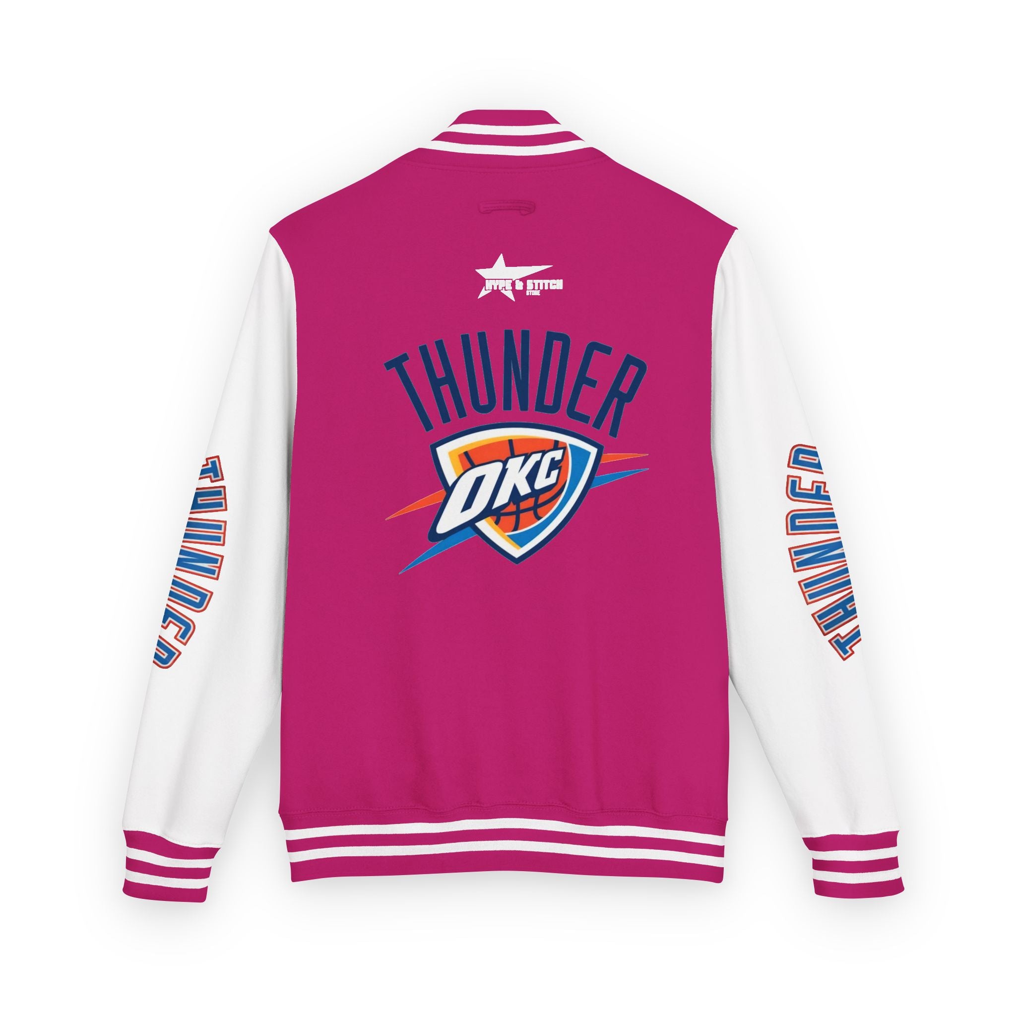 Oklahoma City Thunder Unisex Heavyweight Varsity Letterman Jacket
