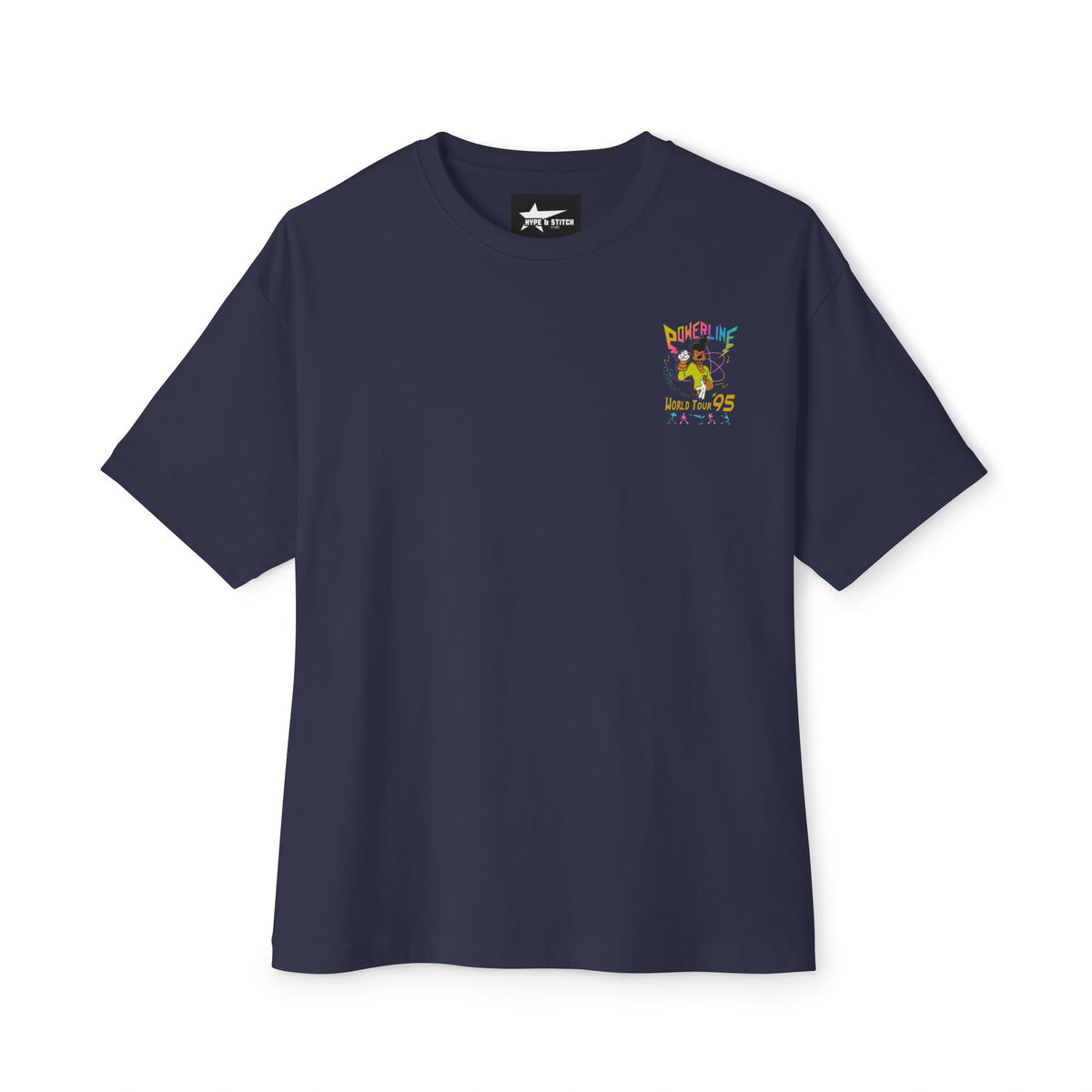 Powerline "Stand Out" World Tour ’95 Oversized Graphic Tee
