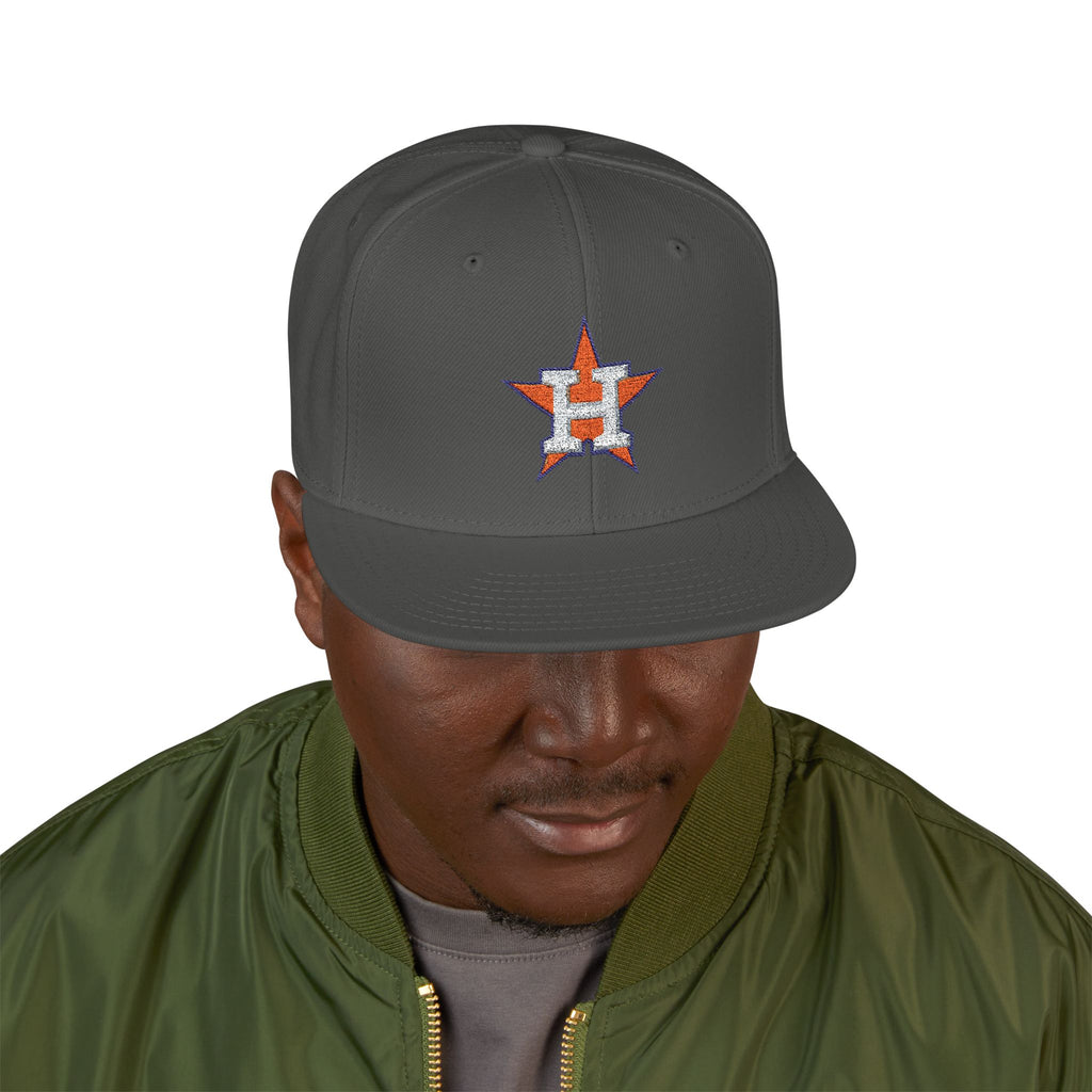 Houston Astros Snapback Hat | Multi-Color Flat Brim Custom Cap