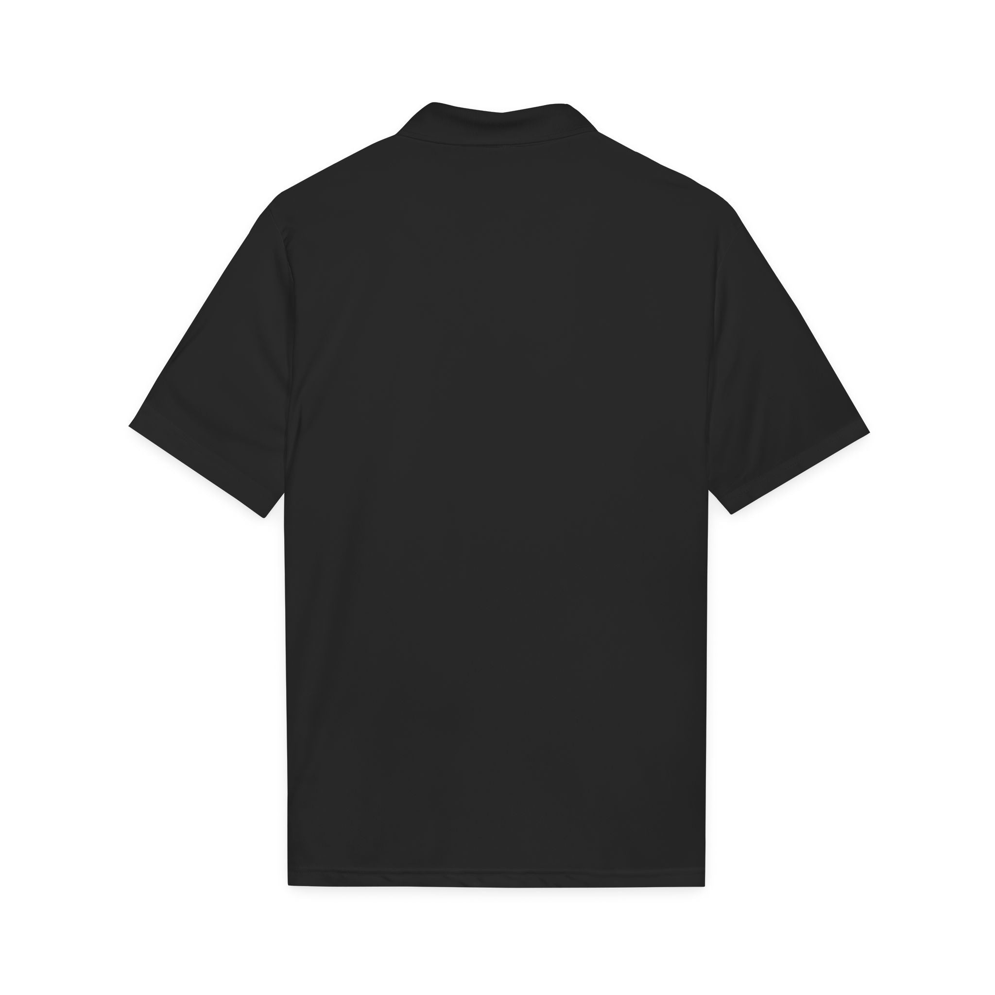 HypeandStitch Men's Moisture-Wicking Performance Polo Shirt – Sport-Tek Competitor Black