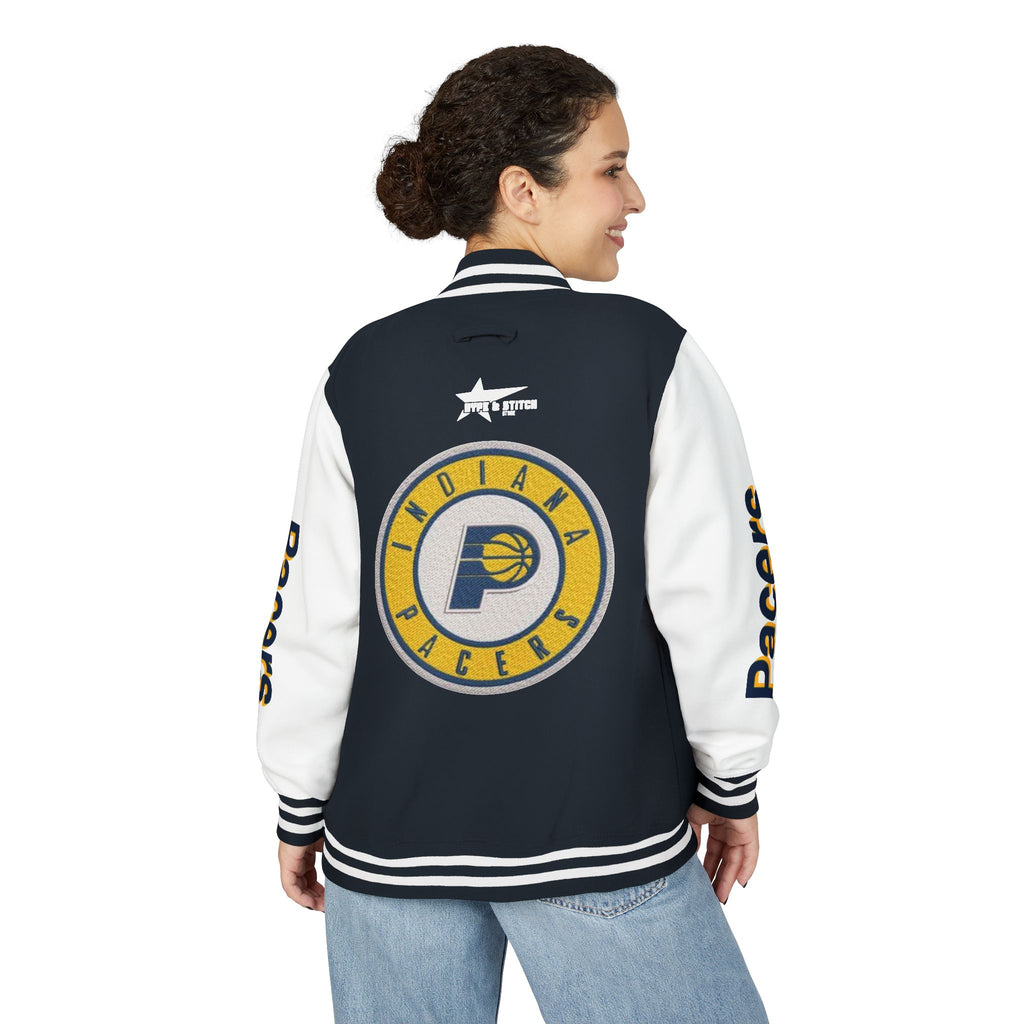 Indiana Pacers Varsity Jacket | Unisex Streetwear Letterman