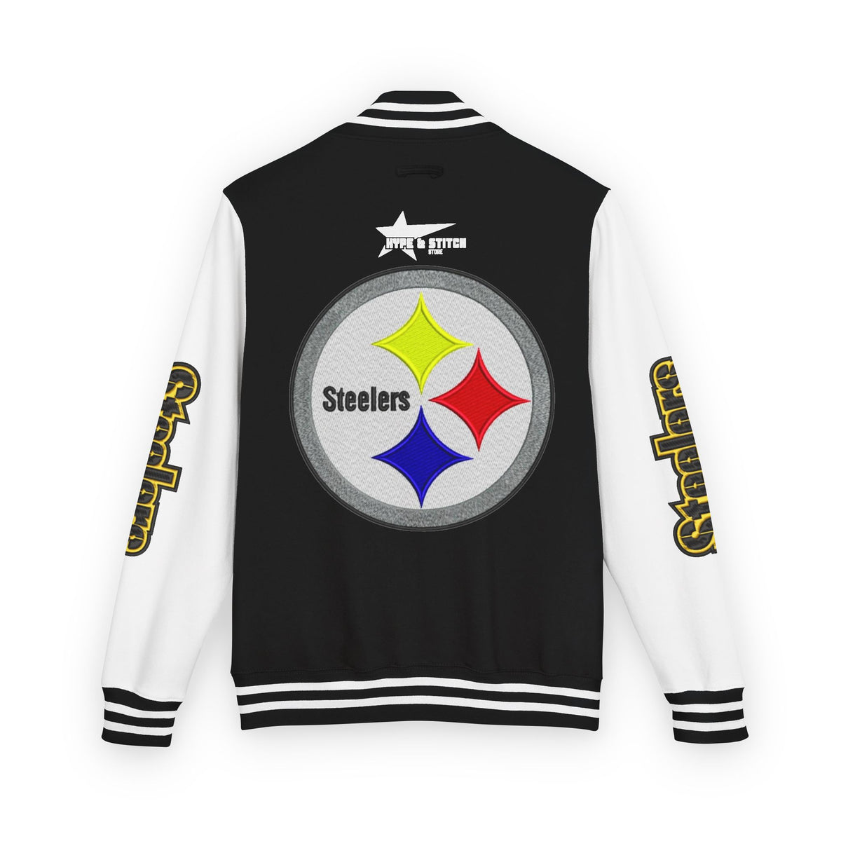 Pittsburgh Steelers Custom Varsity Letterman Jacket | Football Fan Apparel