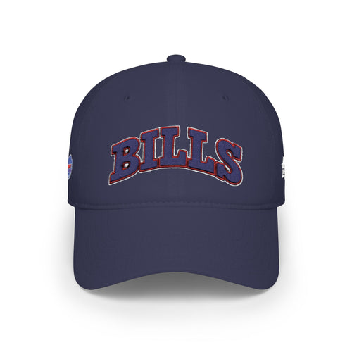 Buffalo Bills Embroidered Curved Brim Baseball Cap – Adjustable Dad Hat