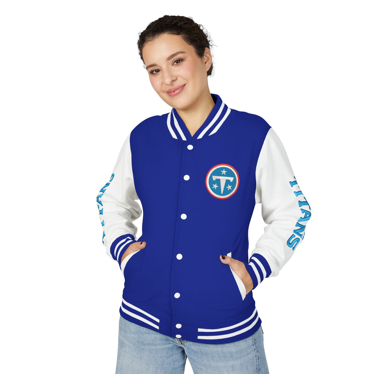 Tennessee Titans Varsity Letterman Jacket - Classic Fan Apparel
