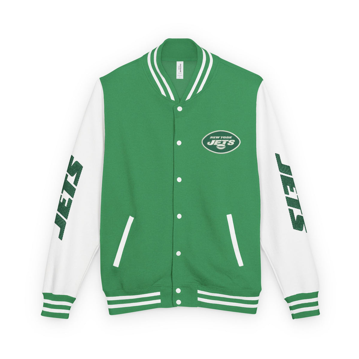 New York Jets Heavyweight Fan Varsity Jacket