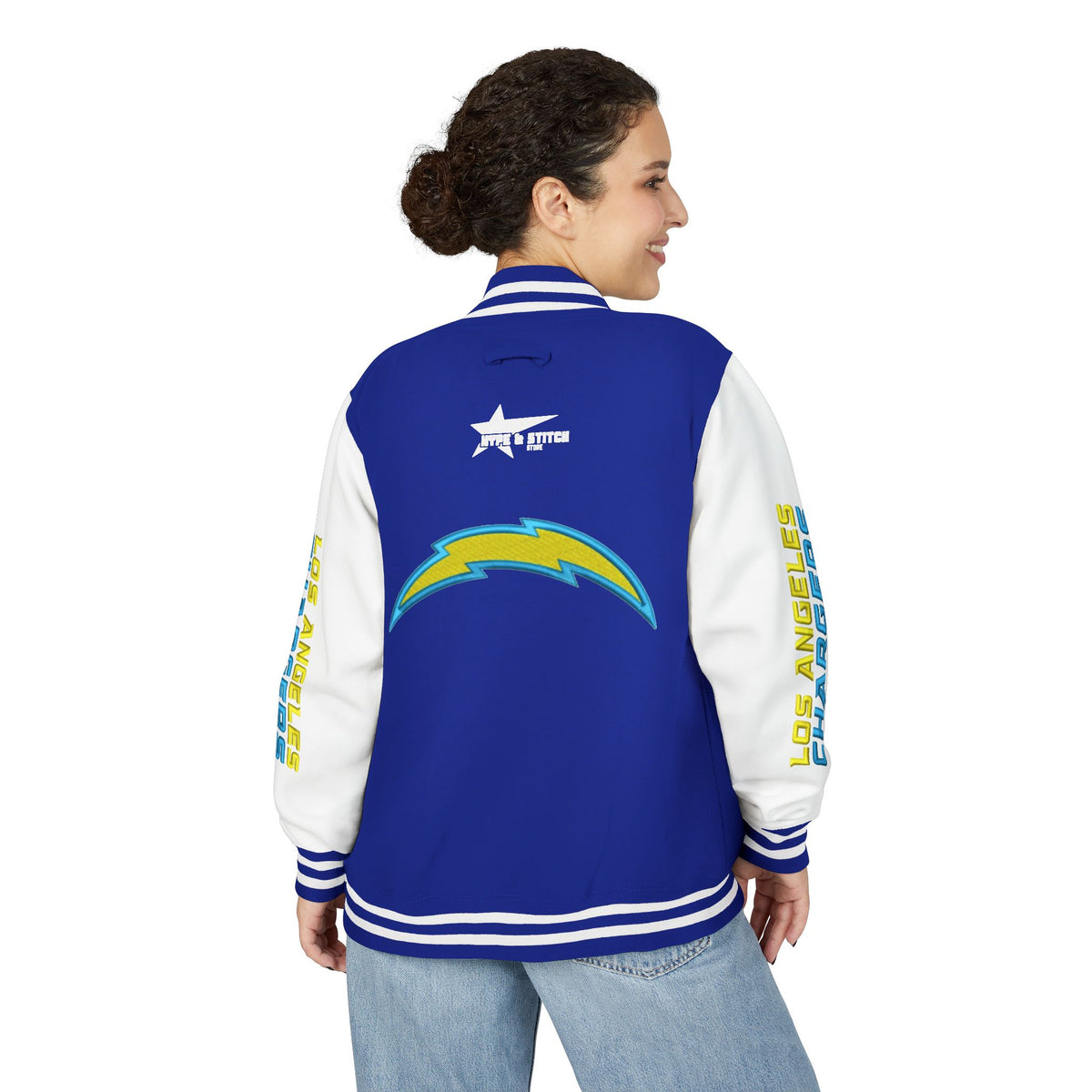 Los Angeles Chargers Vintage Style Varsity Letterman Jacket