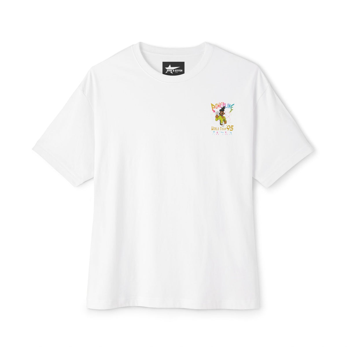 Powerline "Stand Out" World Tour ’95 Oversized Graphic Tee