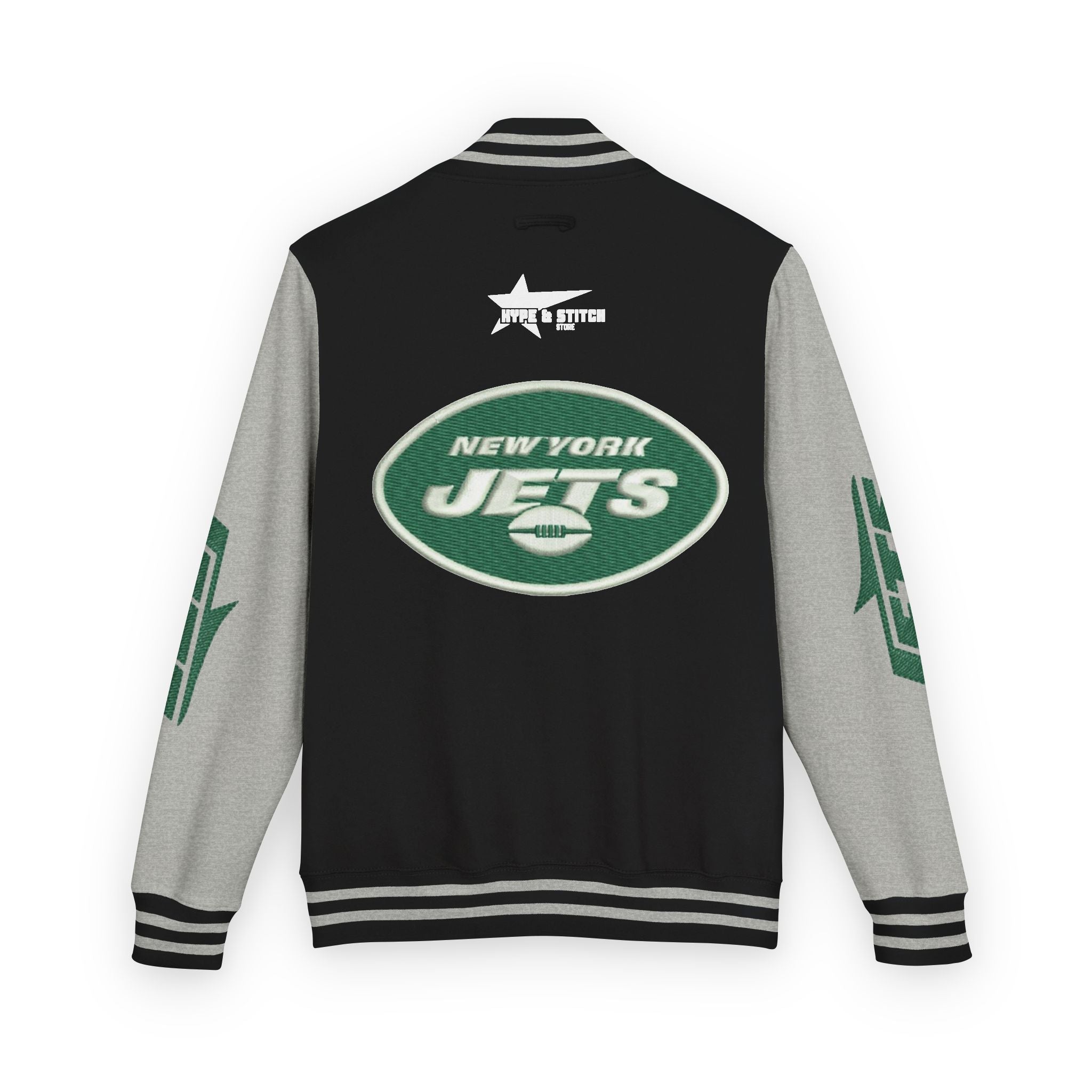 New York Jets Heavyweight Fan Varsity Jacket