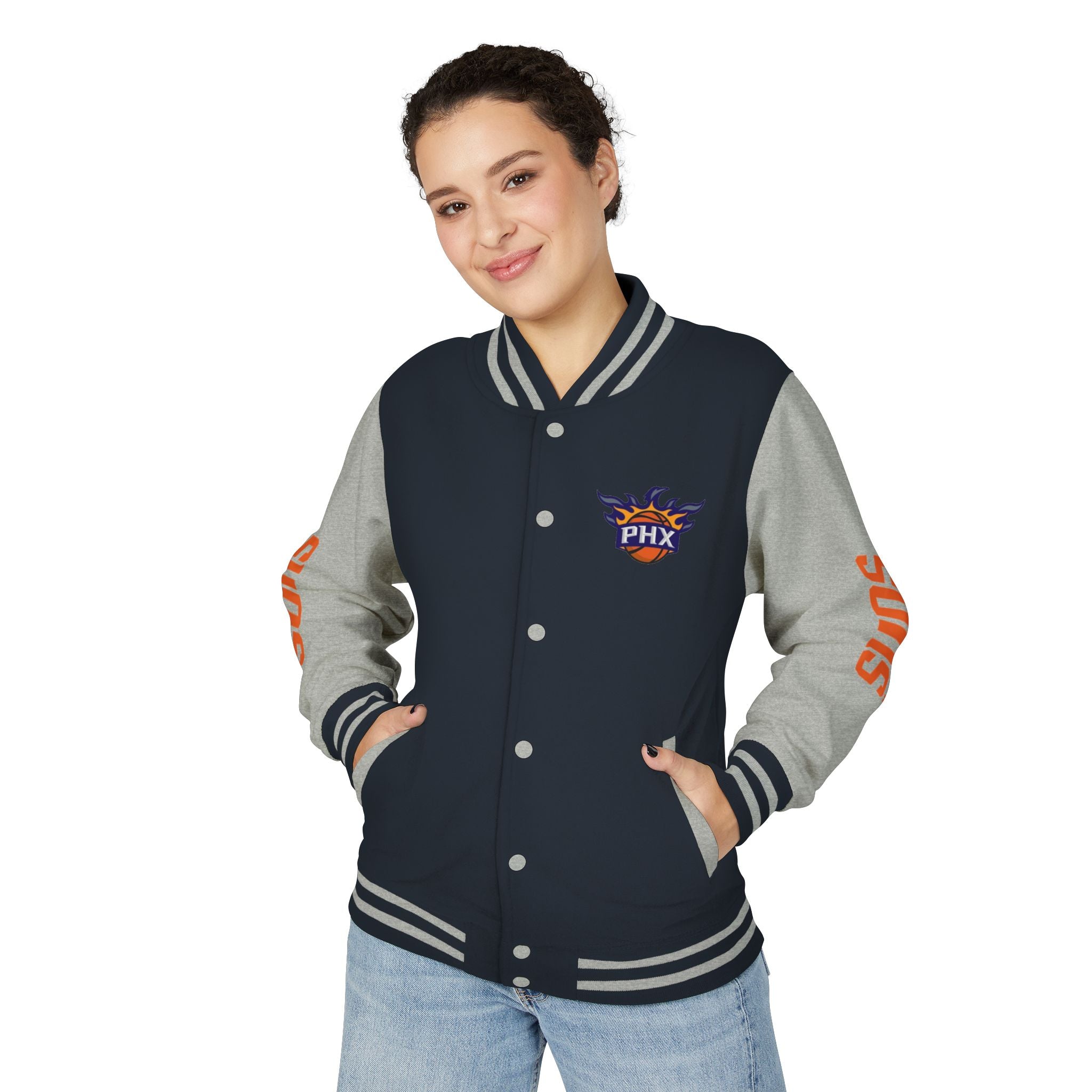Phoenix Suns Varsity Jacket | Unisex Streetwear Letterman