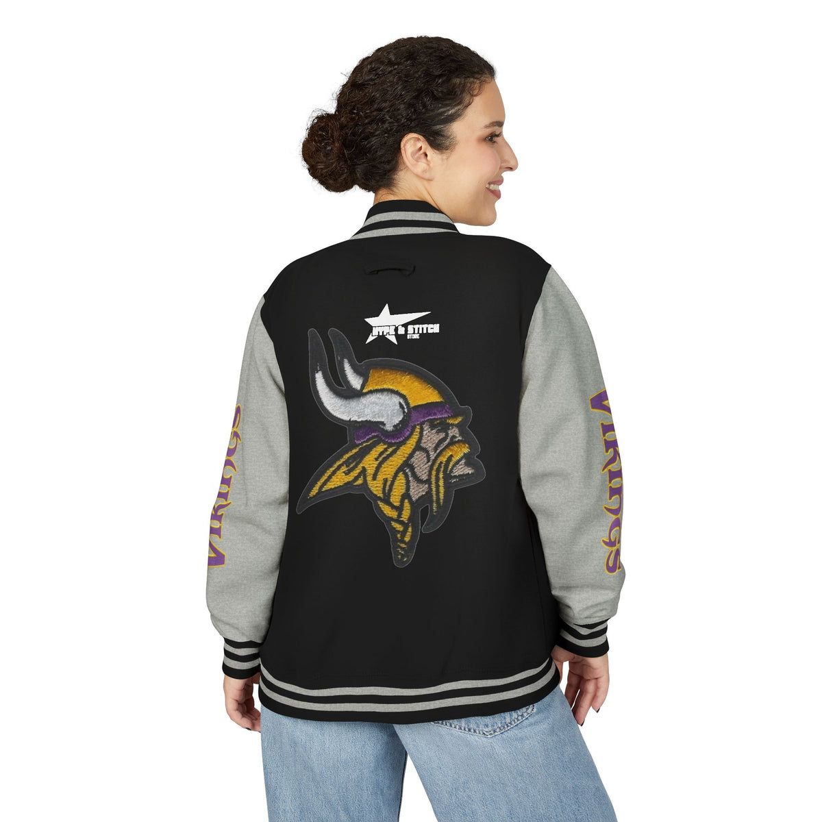 Minnesota Vikings Heavyweight Letterman Varsity Jacket