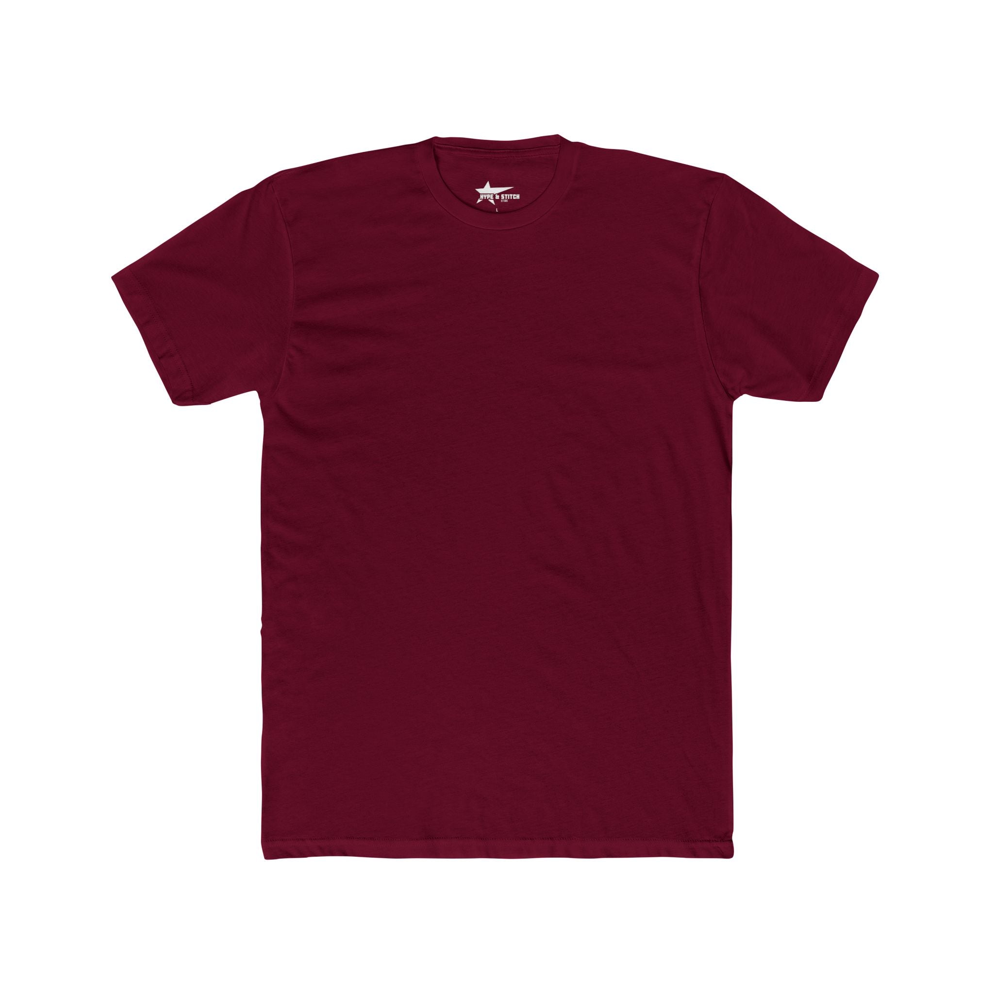 HypeandStitch Men's Fitted Crewneck T-Shirt | Premium Ultra-Soft Cotton