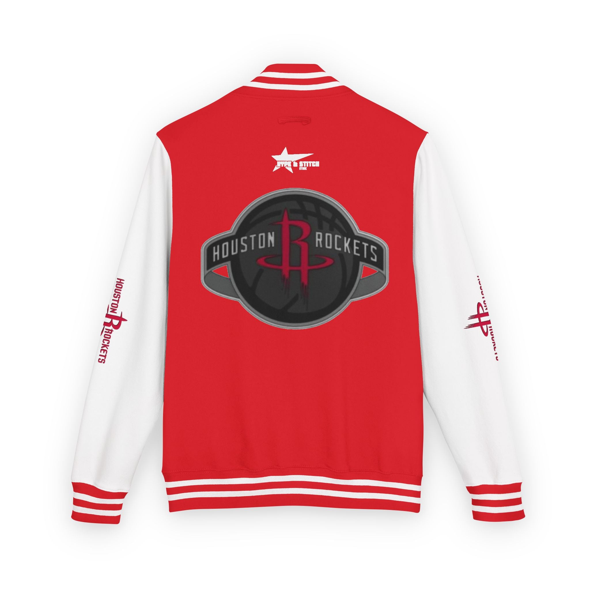 Houston Rockets Varsity Jacket | Unisex Streetwear Letterman