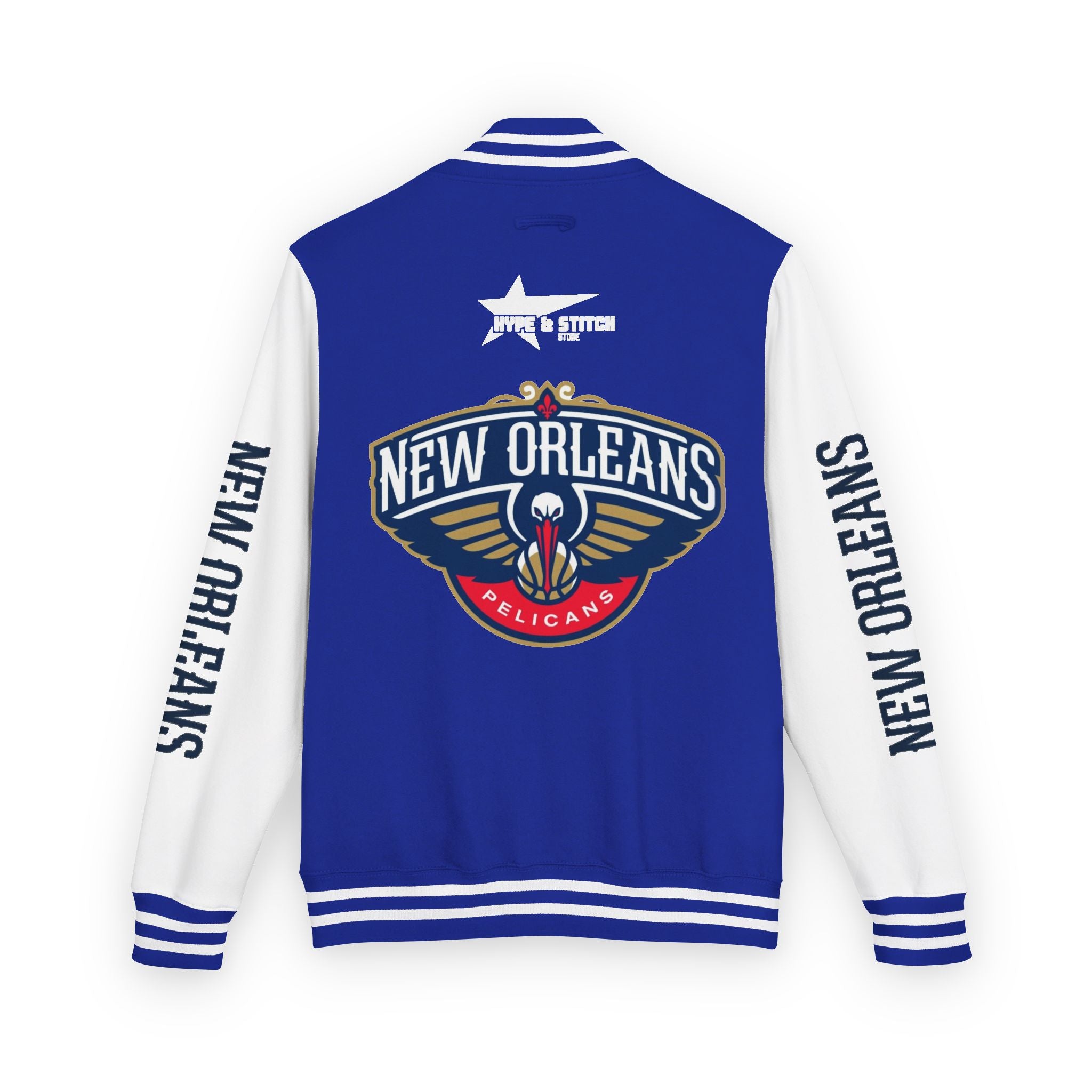 New Orleans Pelicans Varsity Jacket | Unisex Streetwear Letterman