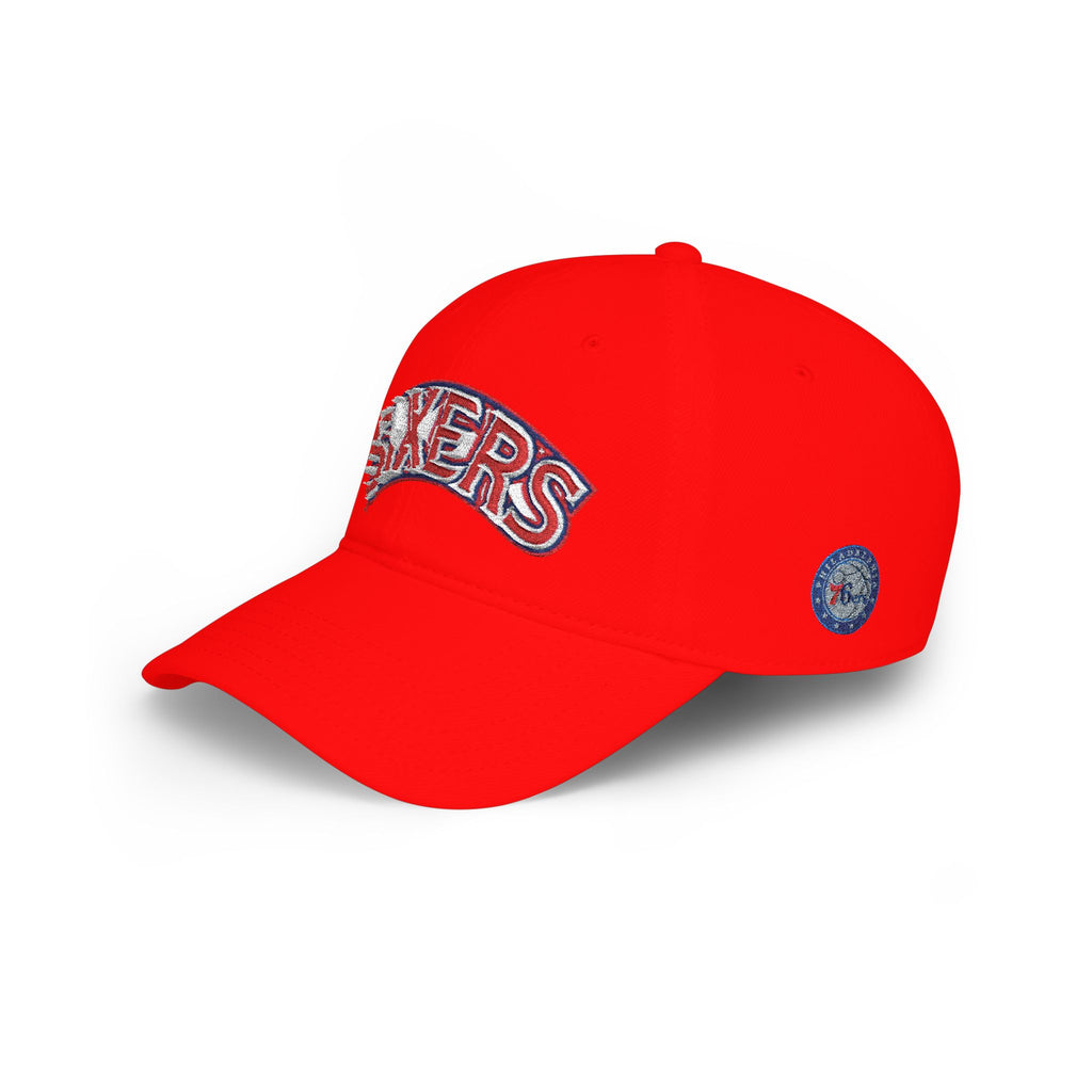 Philadelphia 76ers Vintage Embroidered Dad Hat – Adjustable Low-Profile Cap