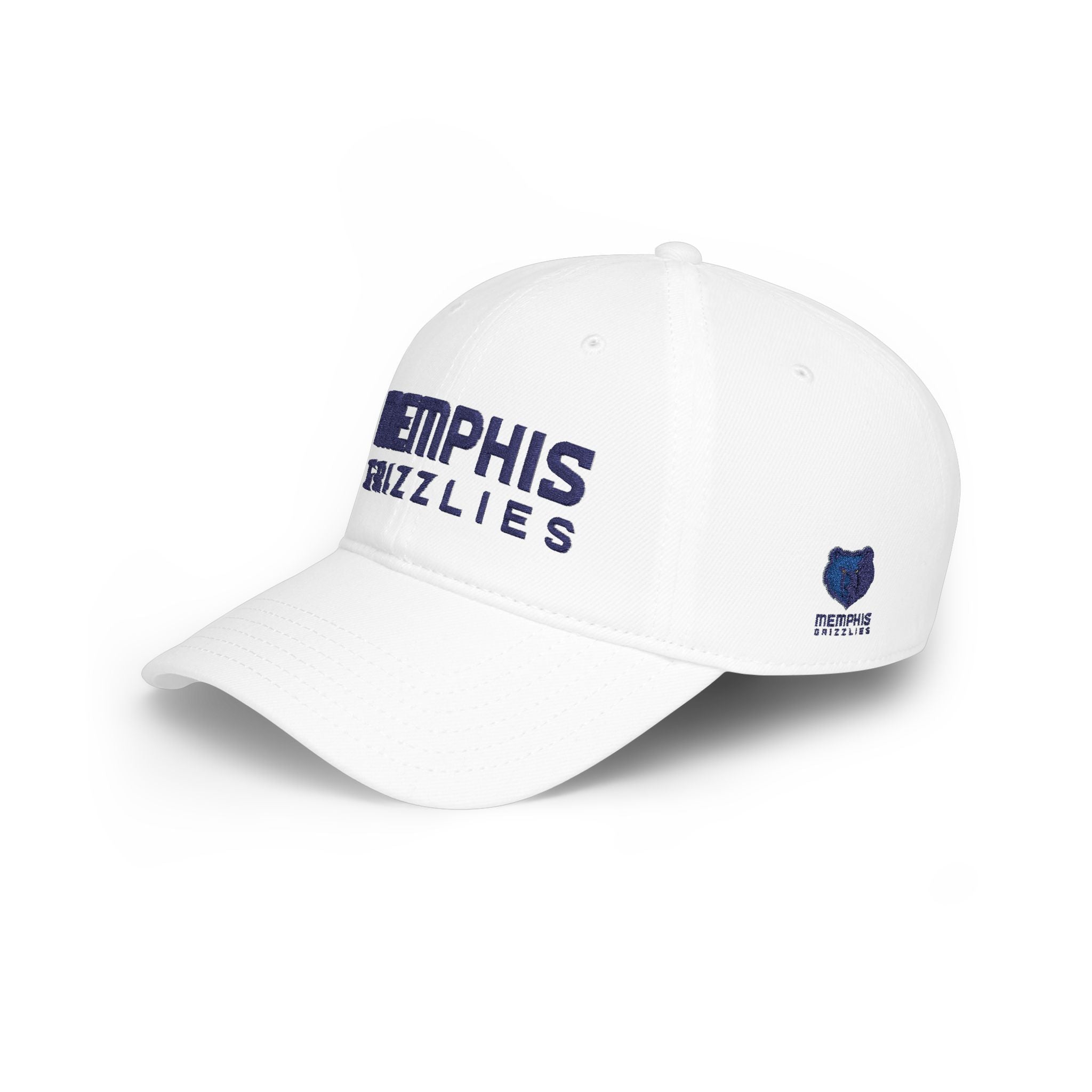 Memphis Grizzlies Vintage Embroidered Dad Hat – Adjustable Low-Profile Cap