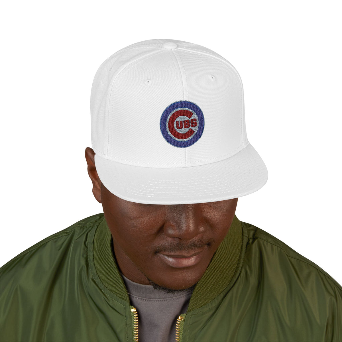 Custom Embroidered Chicago Cubs Snapback Hat
