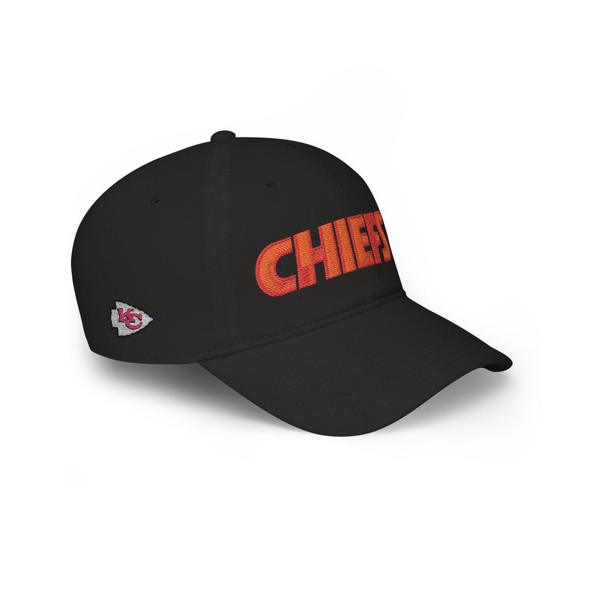 Kansas City Chiefs Low Profile Embroidered Cotton Dad Hat