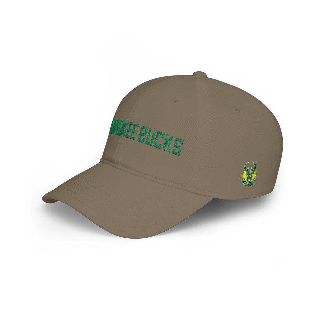 Milwaukee Bucks Vintage Embroidered Dad Hat – Adjustable Low-Profile Cap