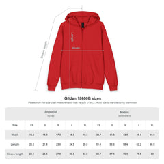Youth Heavy Blend Zipped Hoodie