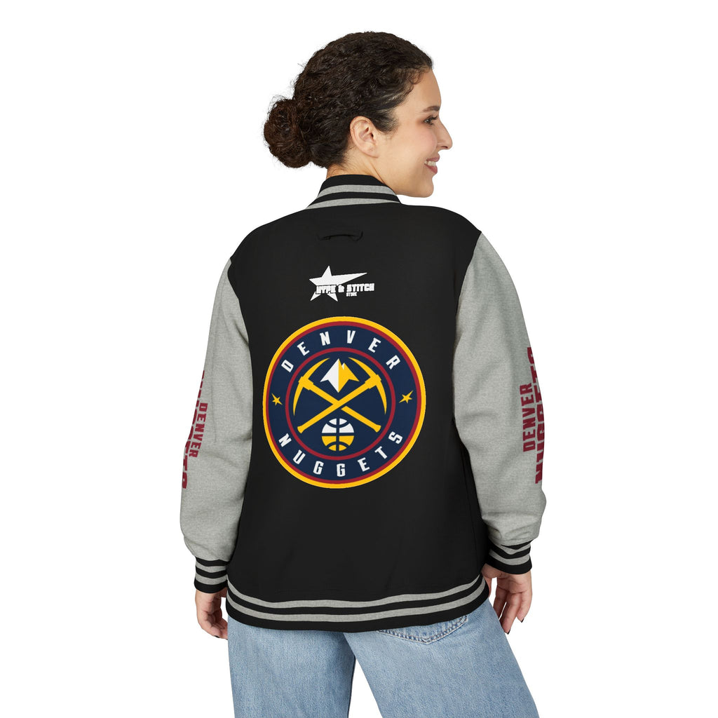 Denver Nuggets Varsity Jacket | Unisex Streetwear Letterman