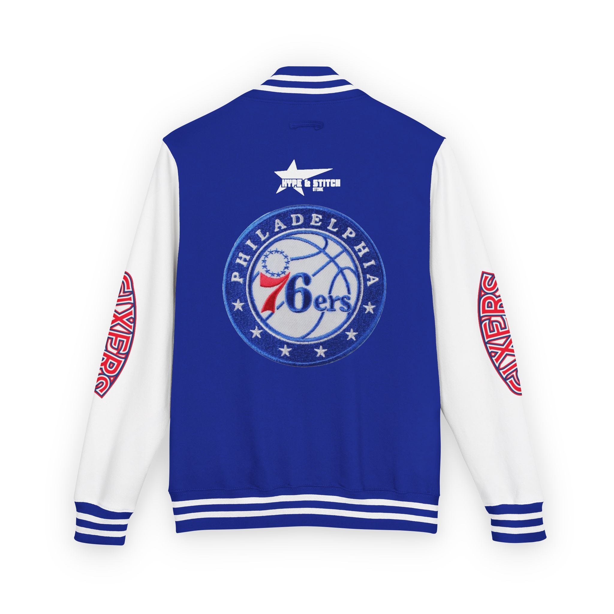 Philadelphia 76ers Varsity Jacket | Unisex Streetwear Letterman
