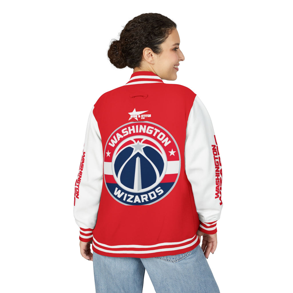 Washington Wizards Varsity Jacket | Unisex Streetwear Letterman