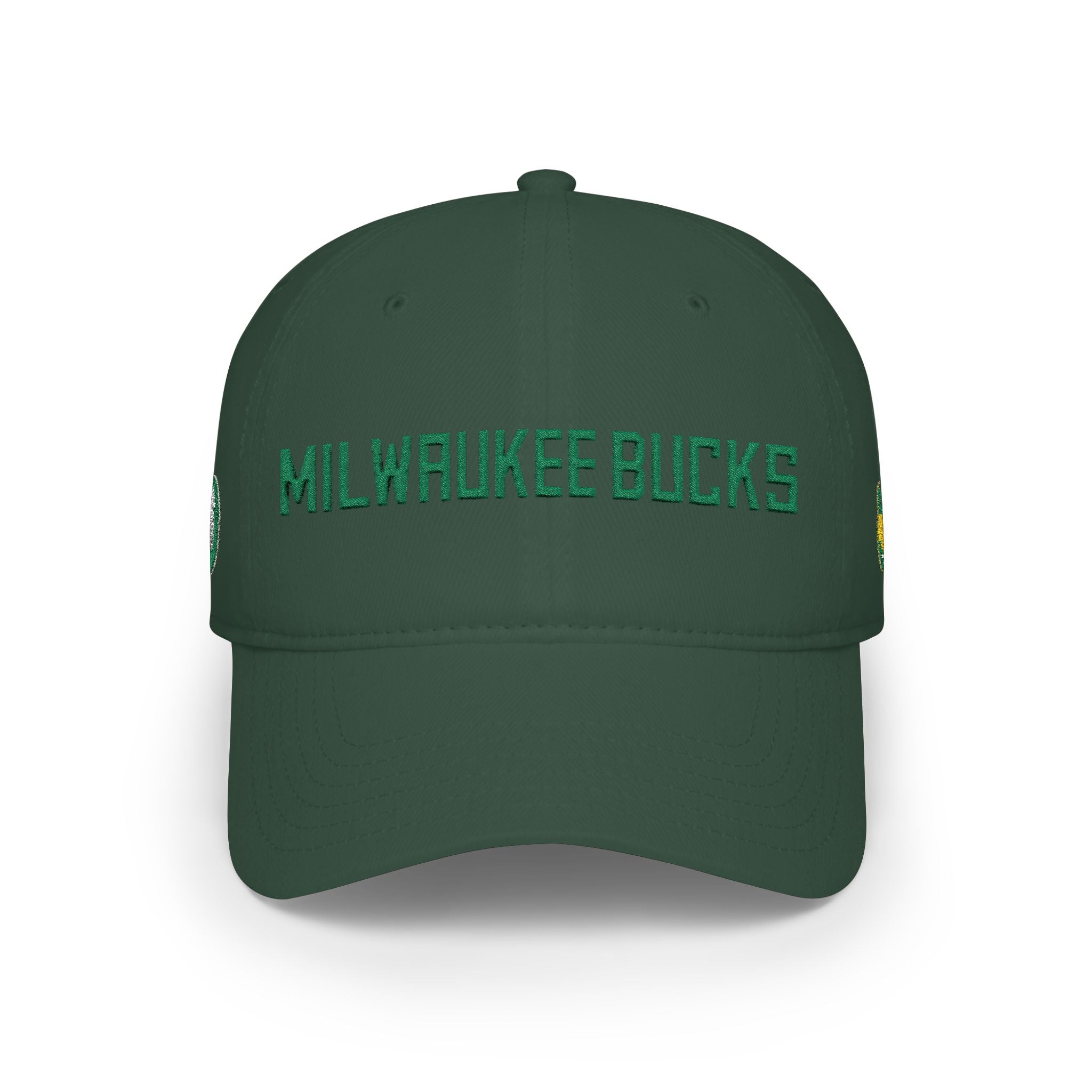 Milwaukee Bucks Vintage Embroidered Dad Hat – Adjustable Low-Profile Cap