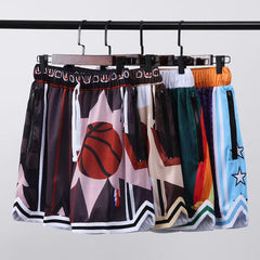 American Basketball Shorts Double Mesh