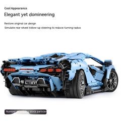Technology Machinery Series Sports Car Assembled Building Blocks Toys