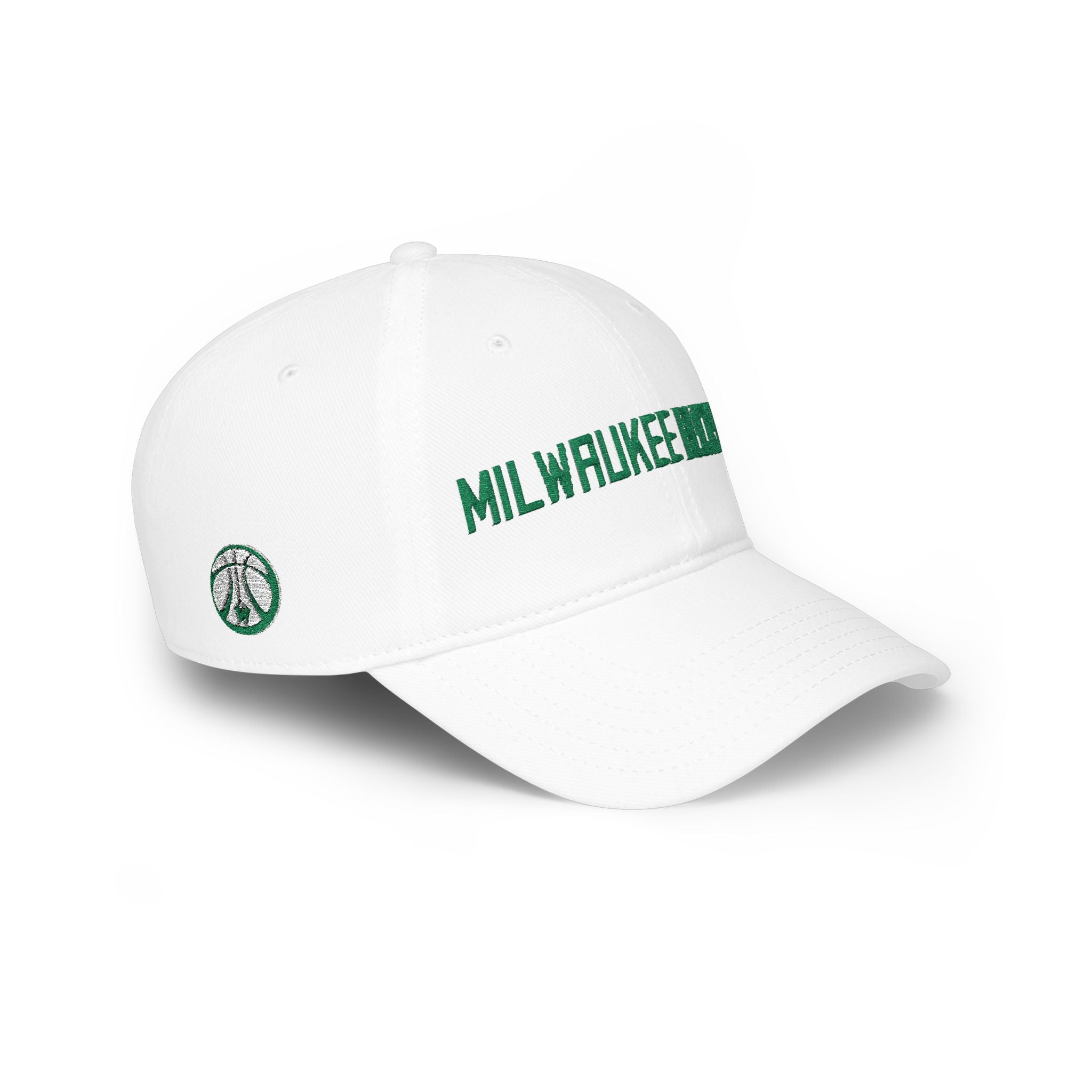 Milwaukee Bucks Vintage Embroidered Dad Hat – Adjustable Low-Profile Cap