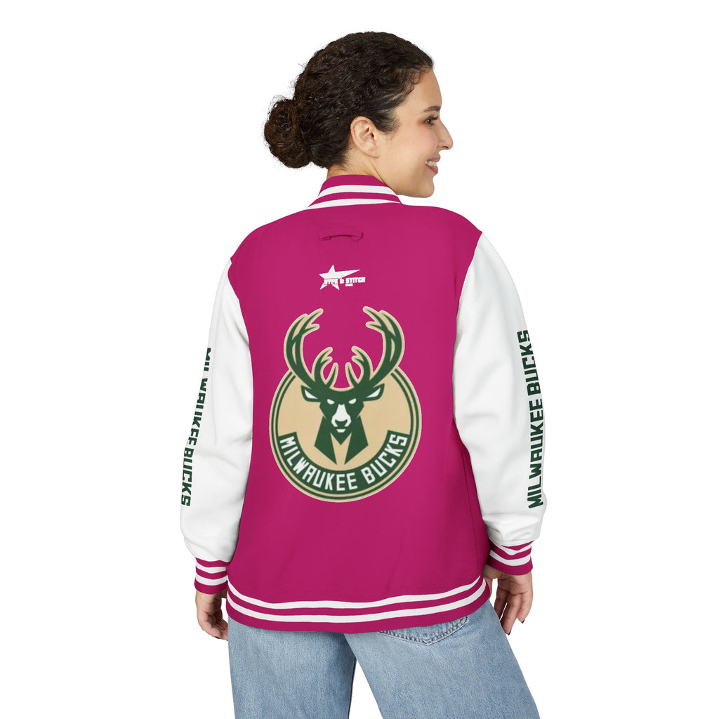 Milwaukee Bucks Varsity Jacket | Unisex Streetwear Letterman