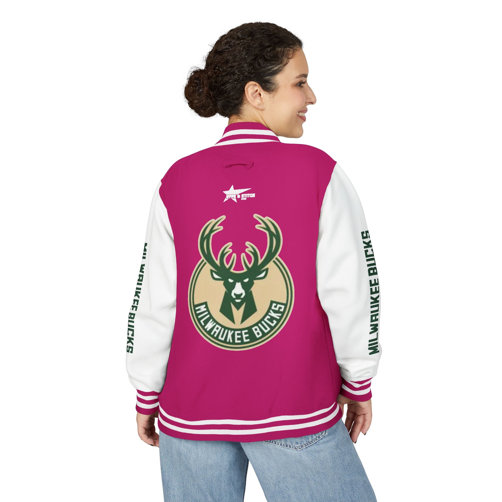 Milwaukee Bucks Varsity Jacket | Unisex Streetwear Letterman