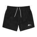 Men's Classic Black Swim Trunks – Quick-Dry Pool & Beach Shorts