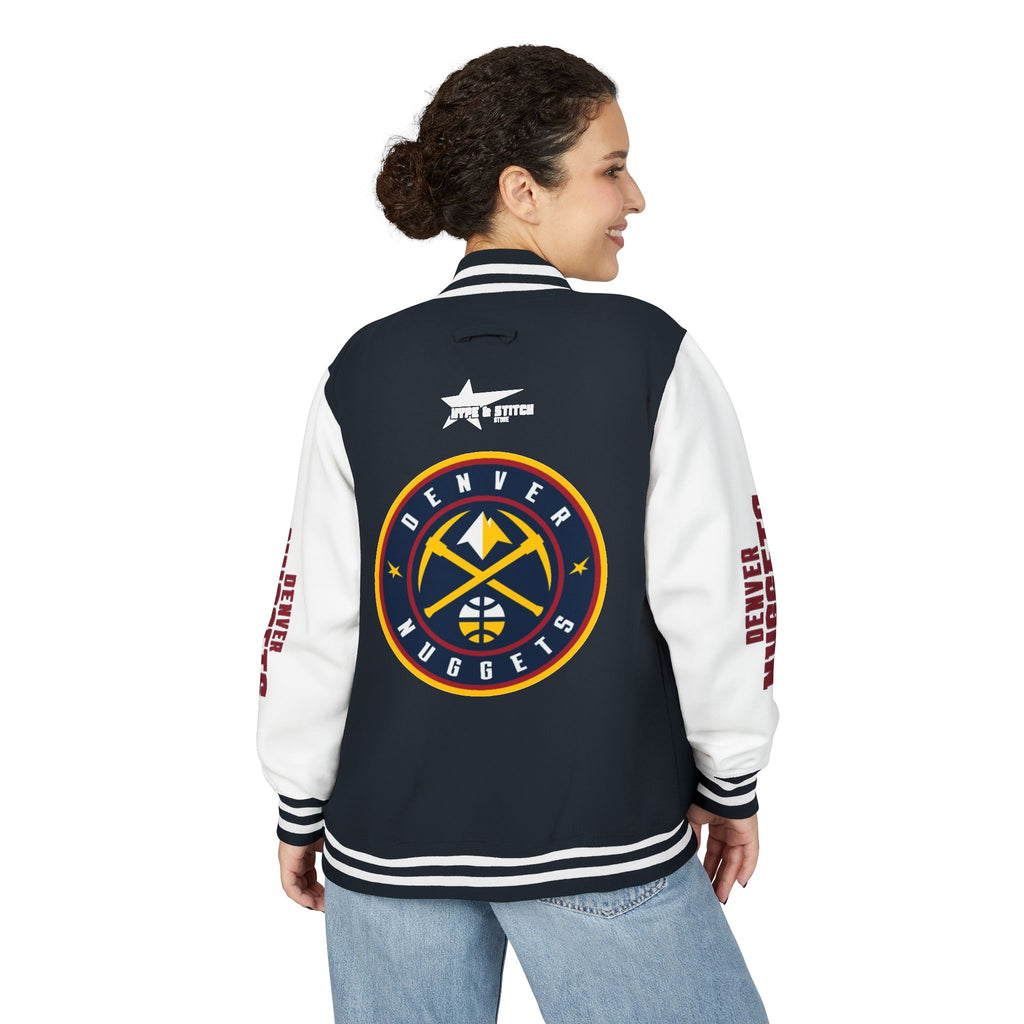 Denver Nuggets Varsity Jacket | Unisex Streetwear Letterman