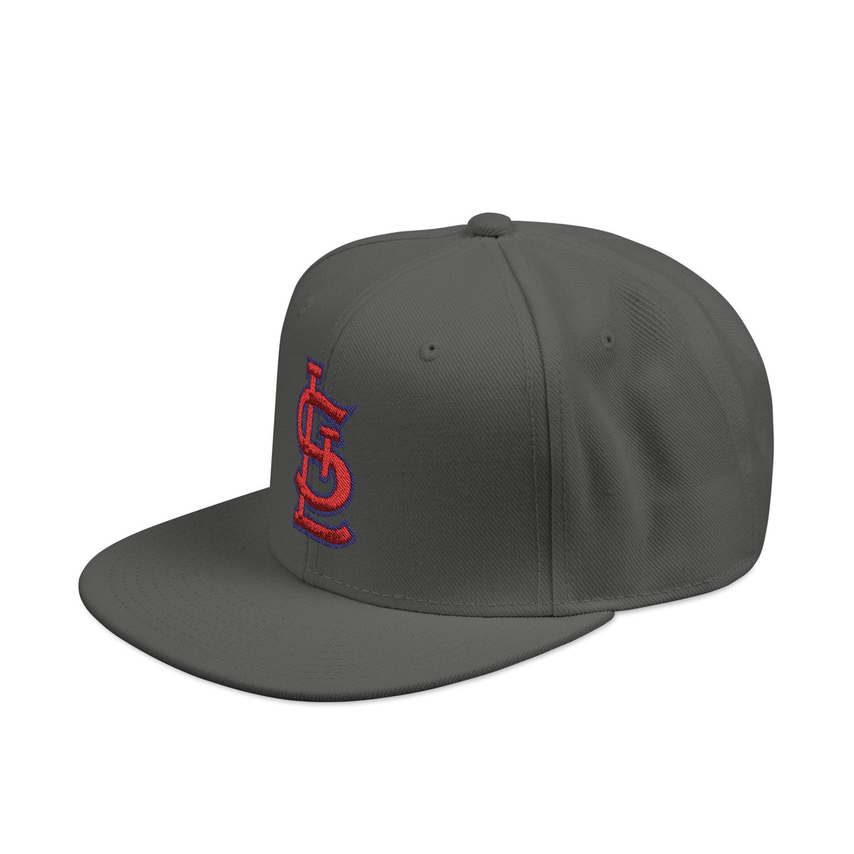 St. Louis Cardinals Flat Brim Fitted Hat with Embroidered Logo