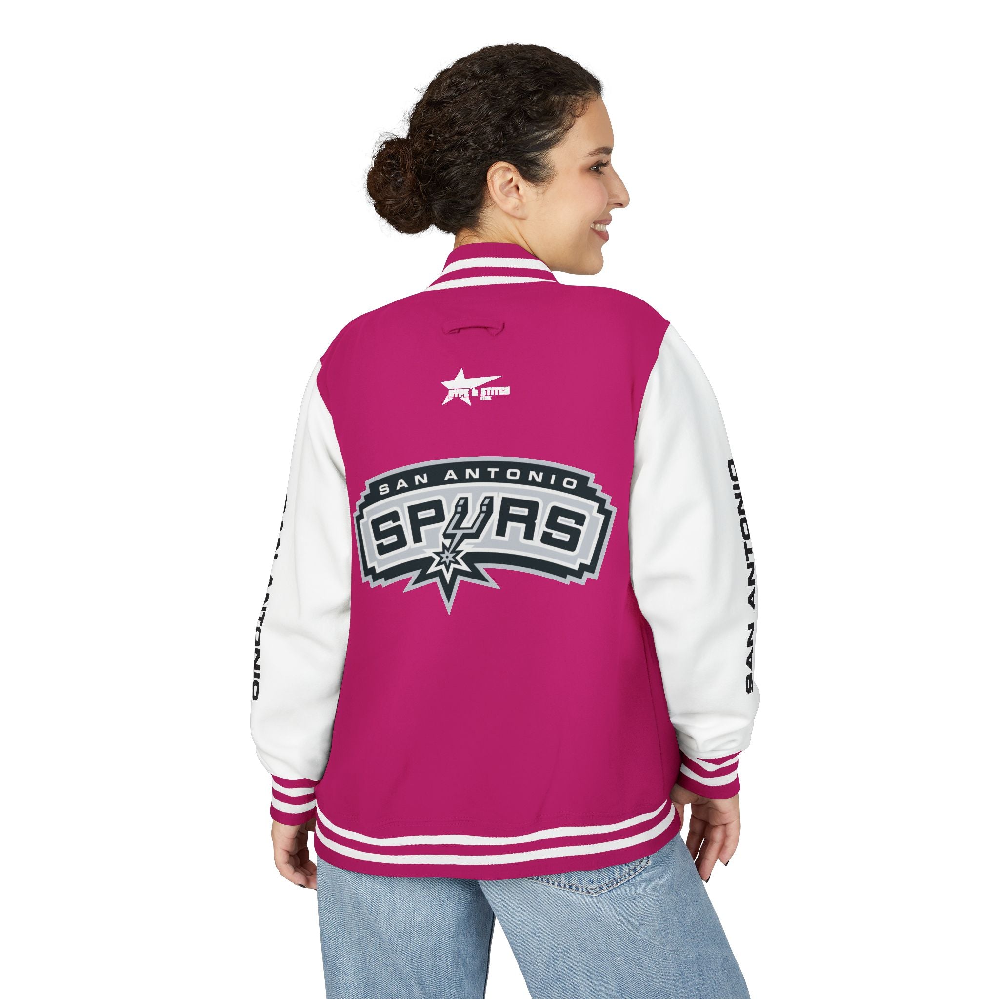 San Antonio Spurs Unisex Heavyweight Varsity Letterman Jacket