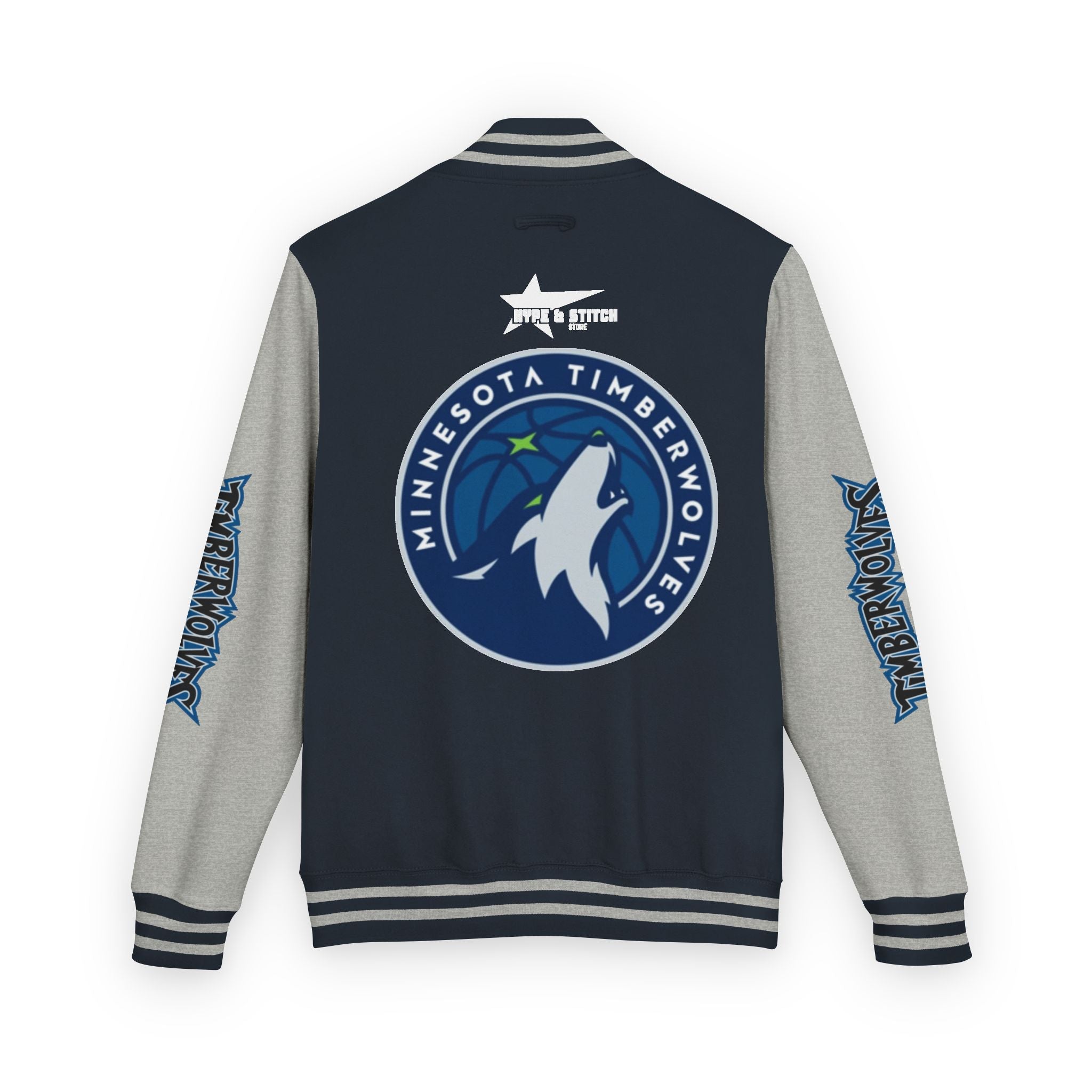 Minnesota Timberwolves Varsity Jacket | Unisex Streetwear Letterman