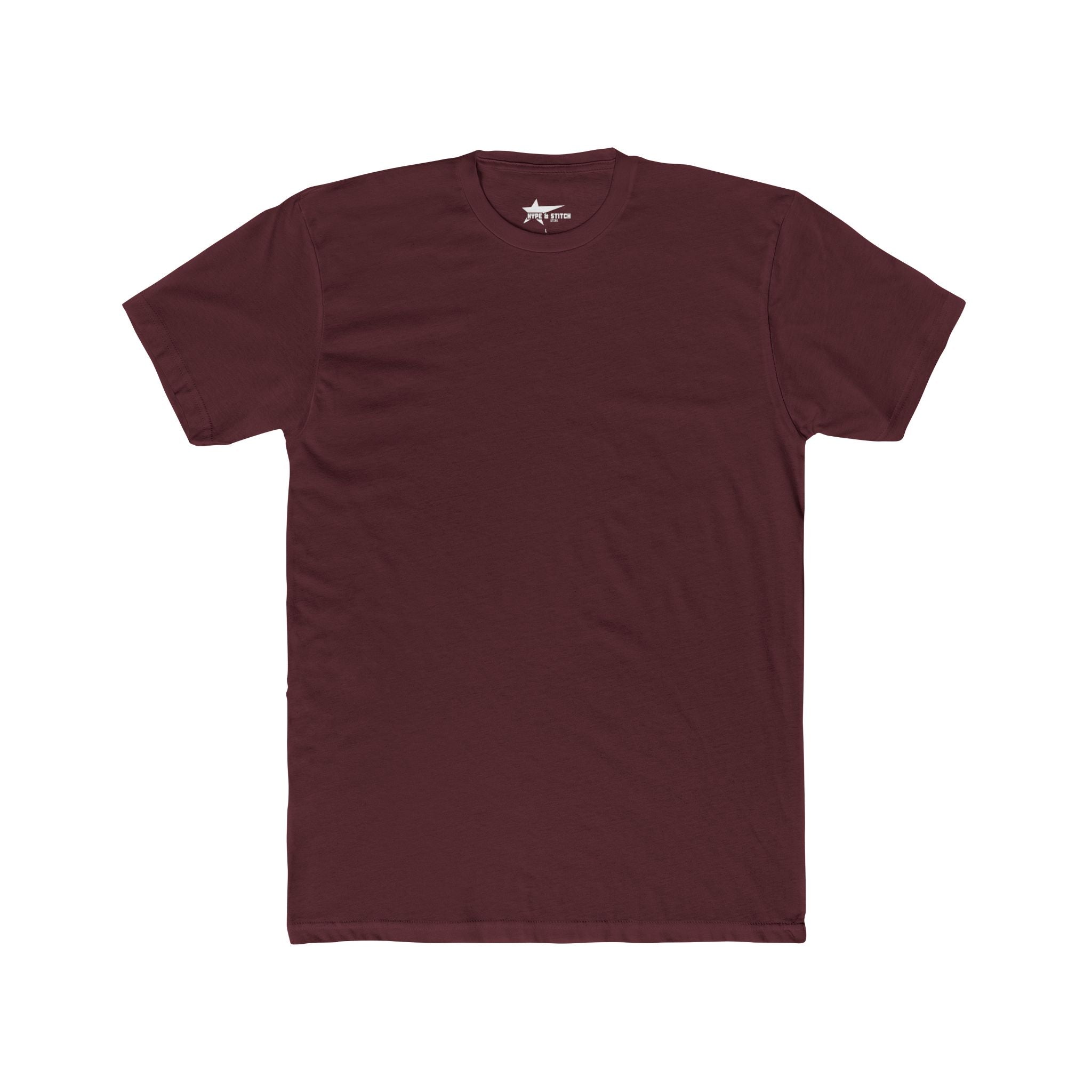 HypeandStitch Men's Fitted Crewneck T-Shirt | Premium Ultra-Soft Cotton