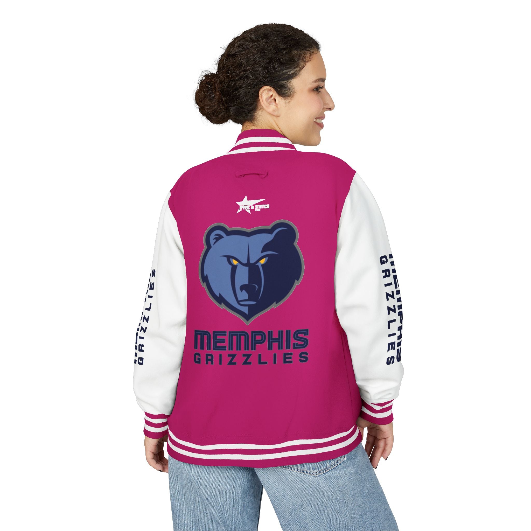 Memphis Grizzlies Varsity Jacket | Unisex Streetwear Letterman