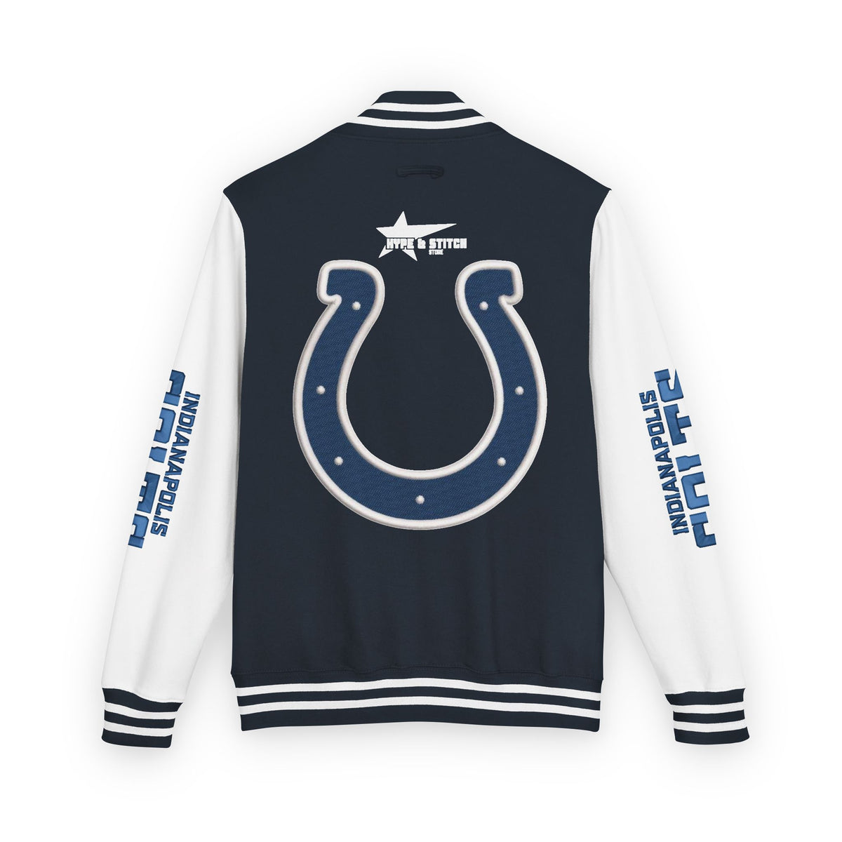 Indianapolis Horseshoe Custom Letterman Varsity Jacket